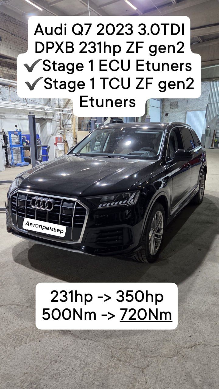 Audi Q7 3.0TDI Stage 1: +119 hp and +220 Nm
