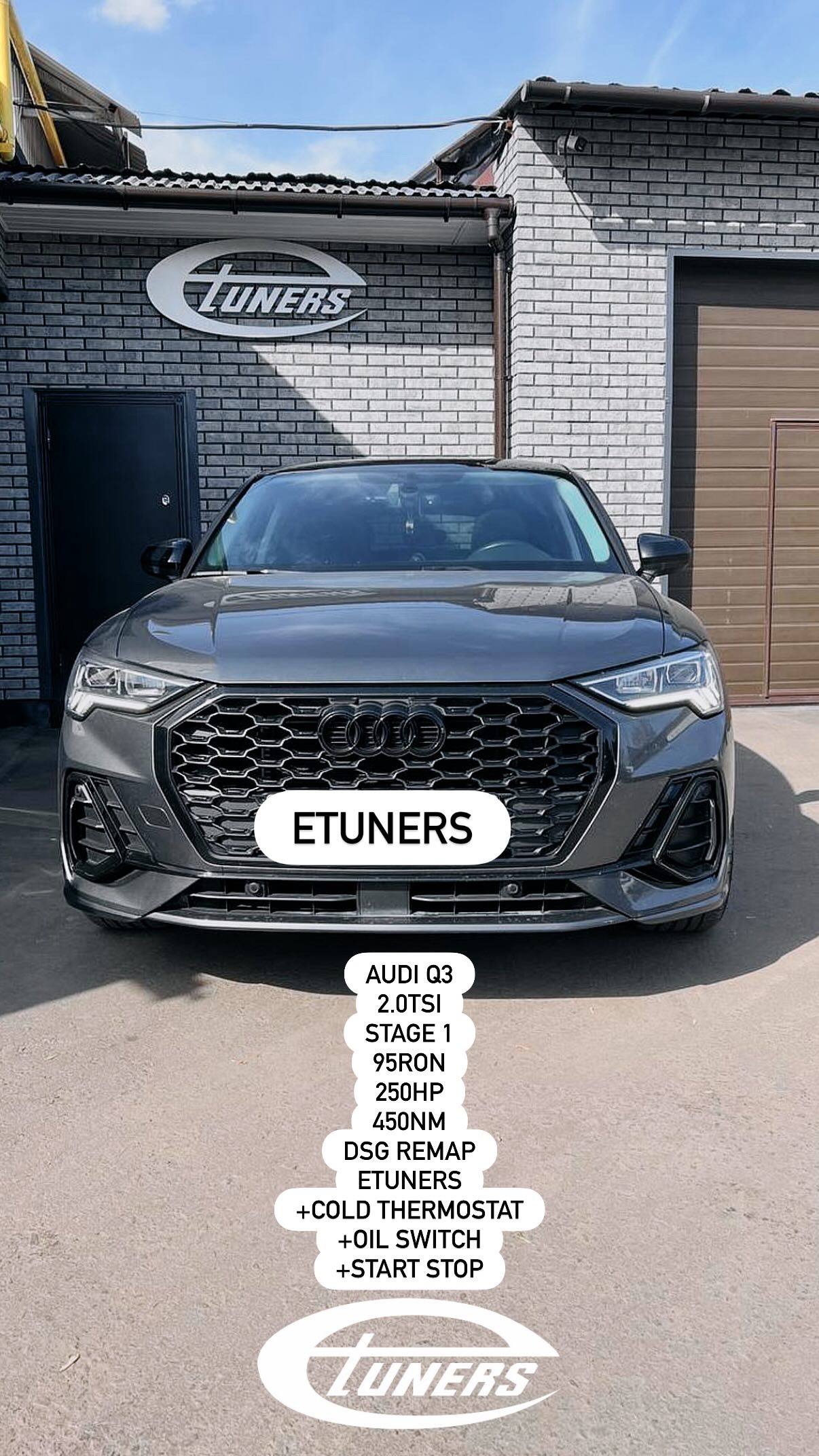 Audi Q3 2.0 TSI Stage 1: Increase in power by 30 hp.