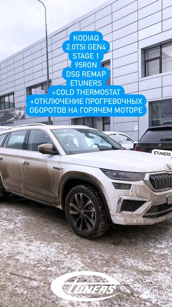 Kodiaq 2.0 TSI GEN4 Stage 1: chip tuning and DSG firmware