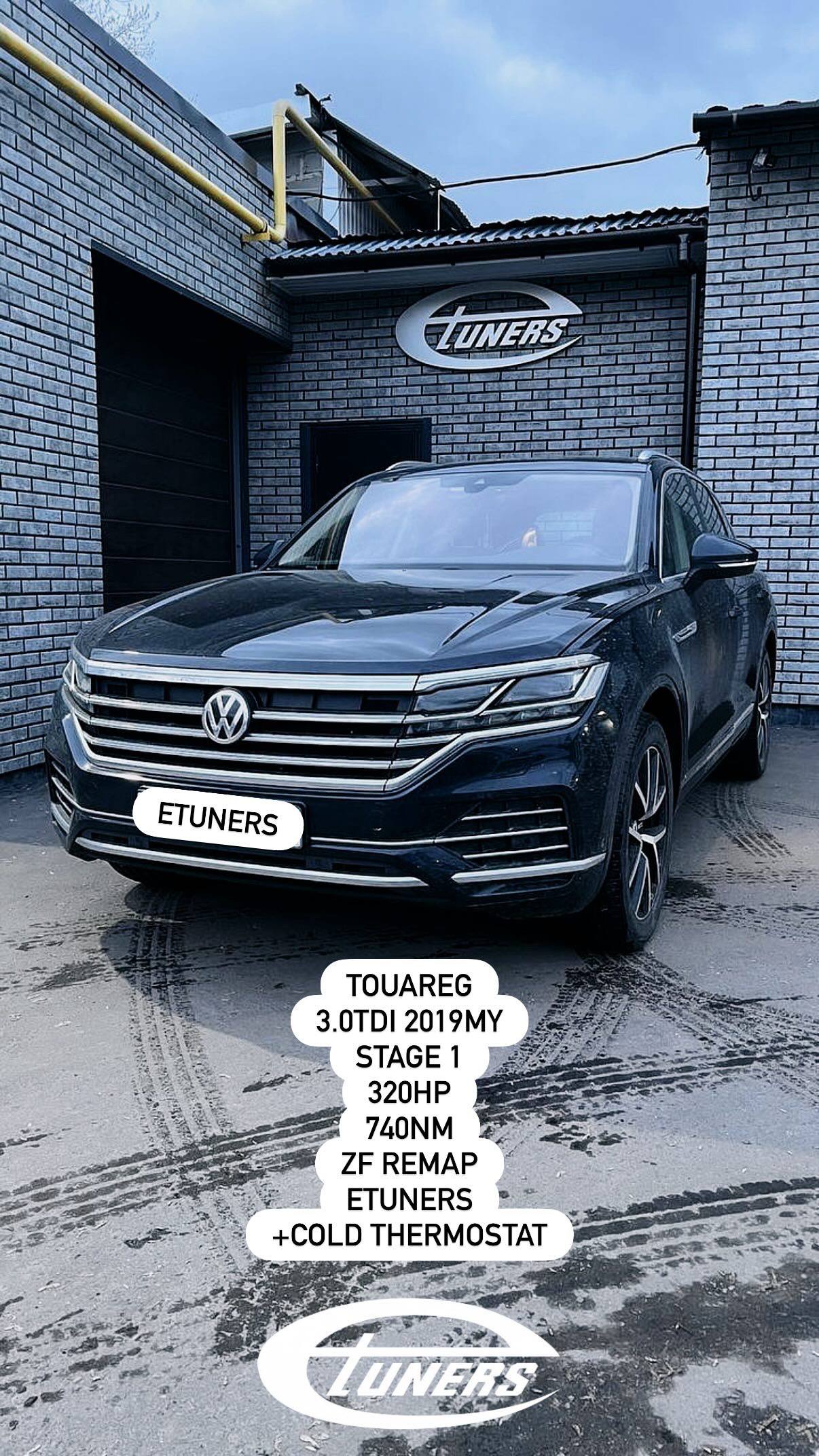 Touareg 3.0 TDI 2019 Stage 1: Увеличение мощности и крутящего момента