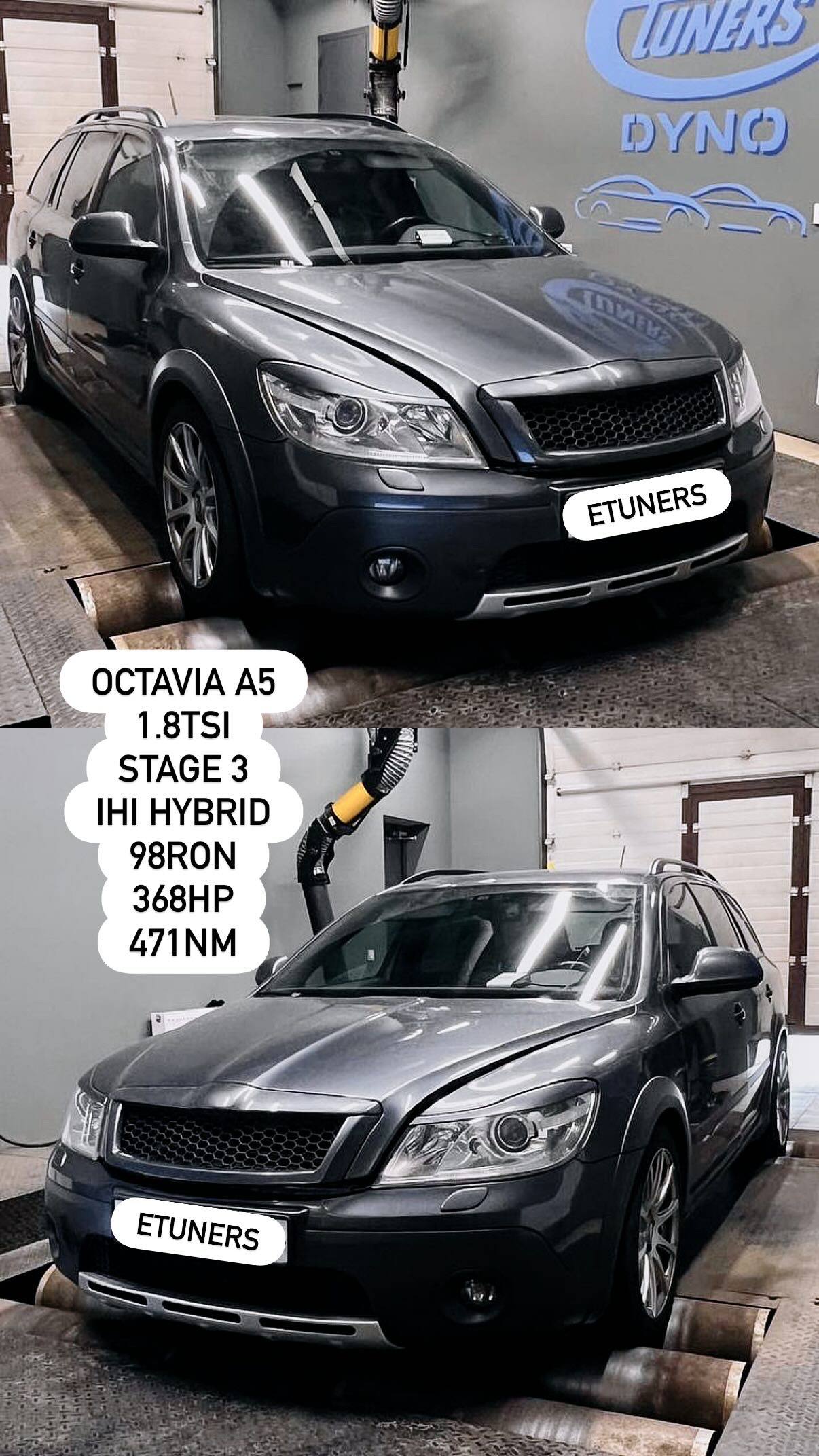 Octavia A5 1.8 TSI Stage 3: IHI гибрид