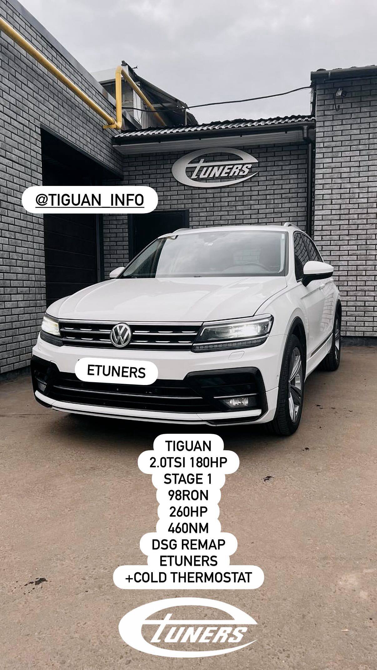 Volkswagen Tiguan 2.0 TSI Stage 1: +30 HP and +50 Nm