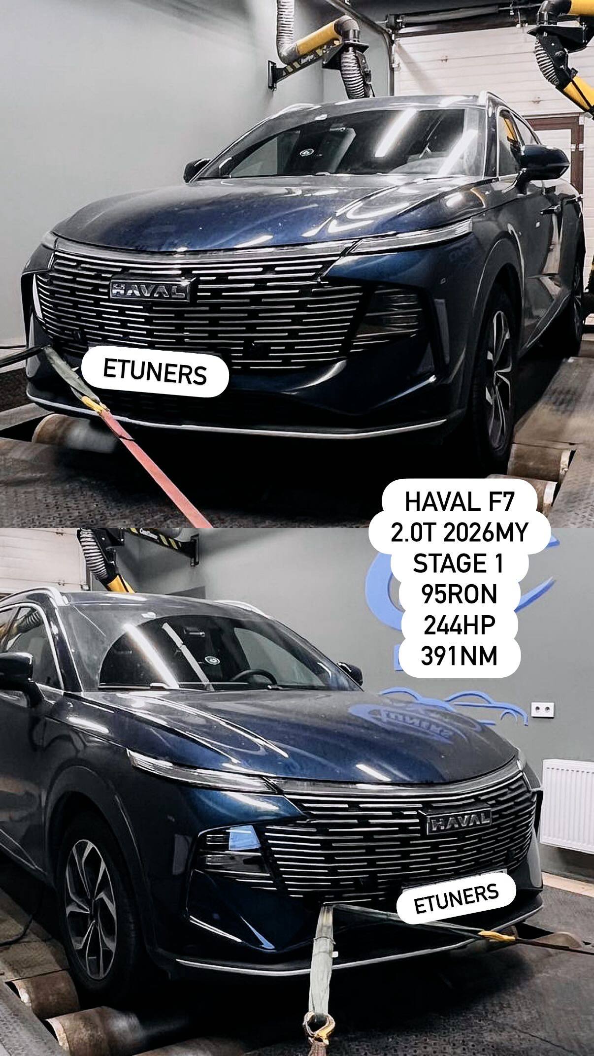 Haval F7 2.0T Stage 1: 240 л.с. и 390 Нм
