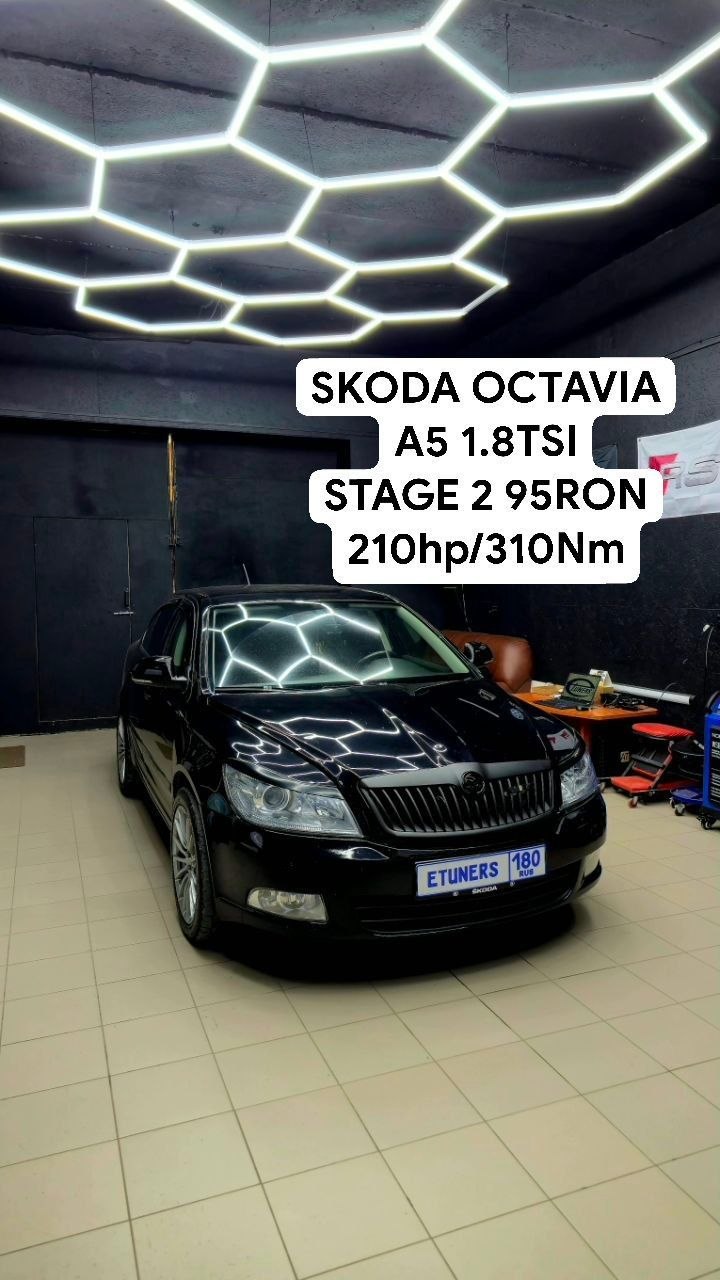 Skoda Octavia A5 1.8TSI Stage 2: +58 л.с. и +100 Nm