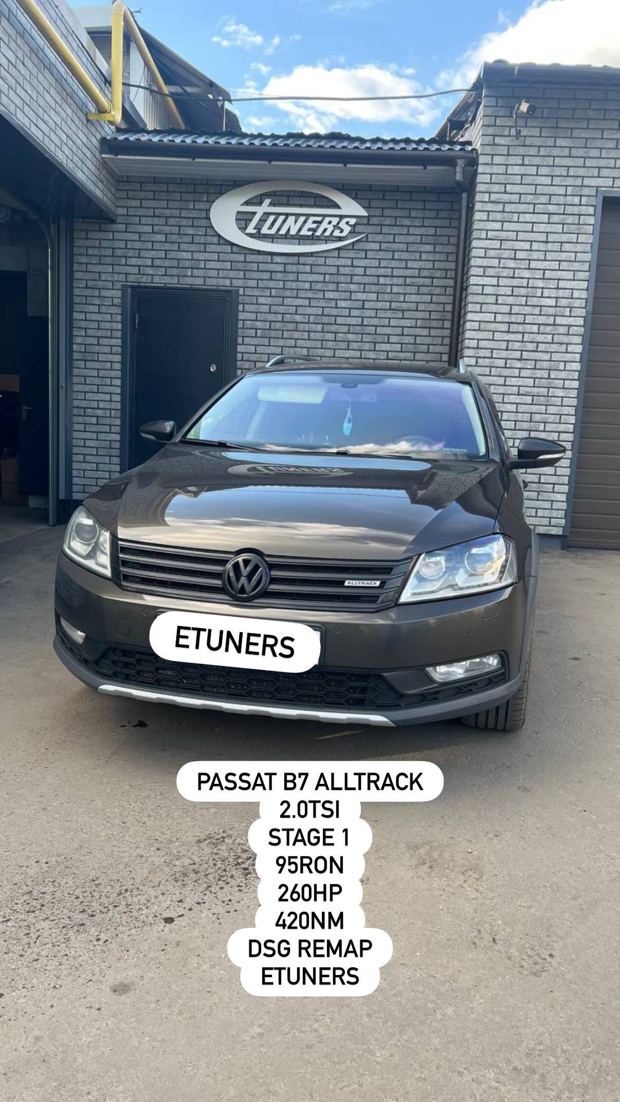 Volkswagen Passat B7 2.0 TSI Stage 1: Увеличение мощности и крутящего момента