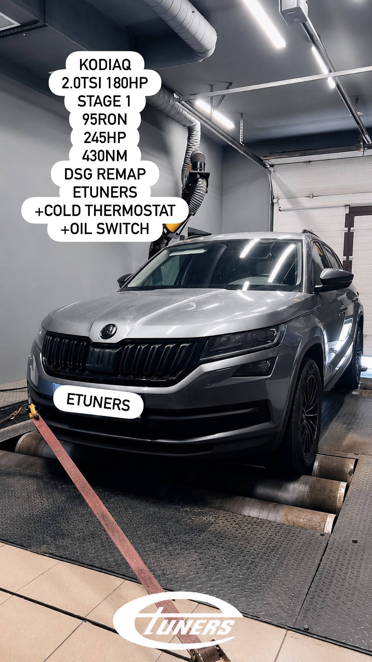 Skoda Kodiaq 2.0 TSI Stage 1: +30 л.с. и +50 Nm (02.06.2026)
