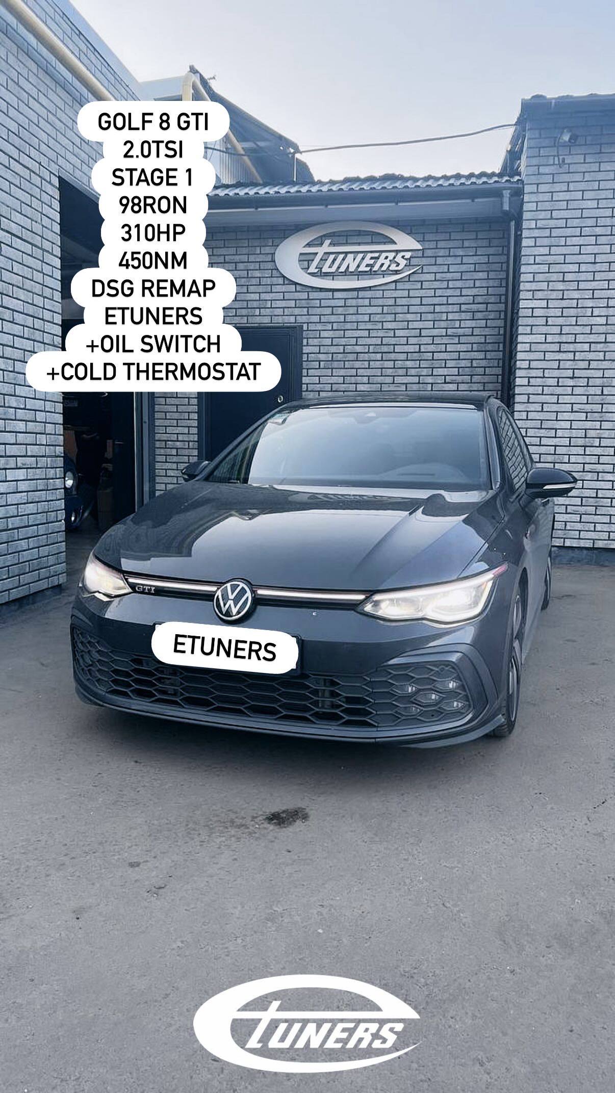 Golf 8 GTI 2.0 TSI Stage 1: Получите +30 л.с. и +50 Нм