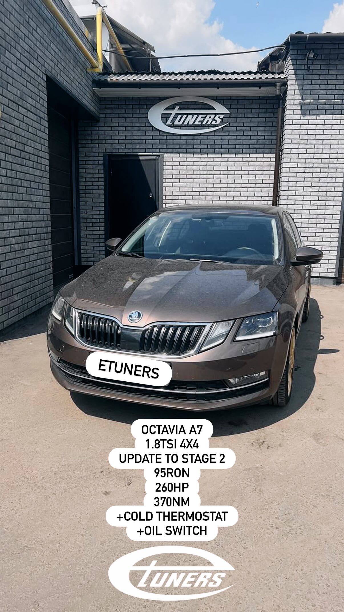 Skoda Octavia A7 1.8 TSI 4x4 Stage 2: Increase in power!