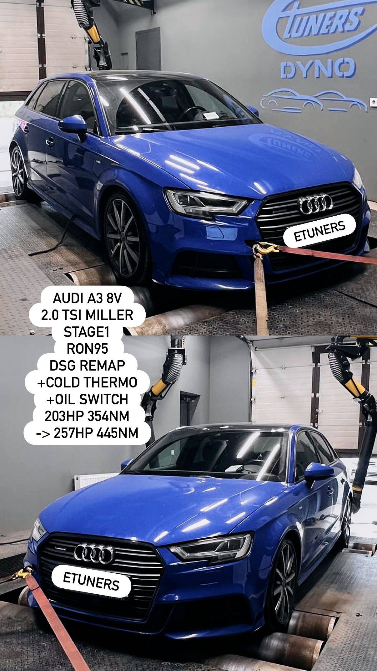 Audi A3 8V 2.0 TSI Stage 1: Increase power with Etuners