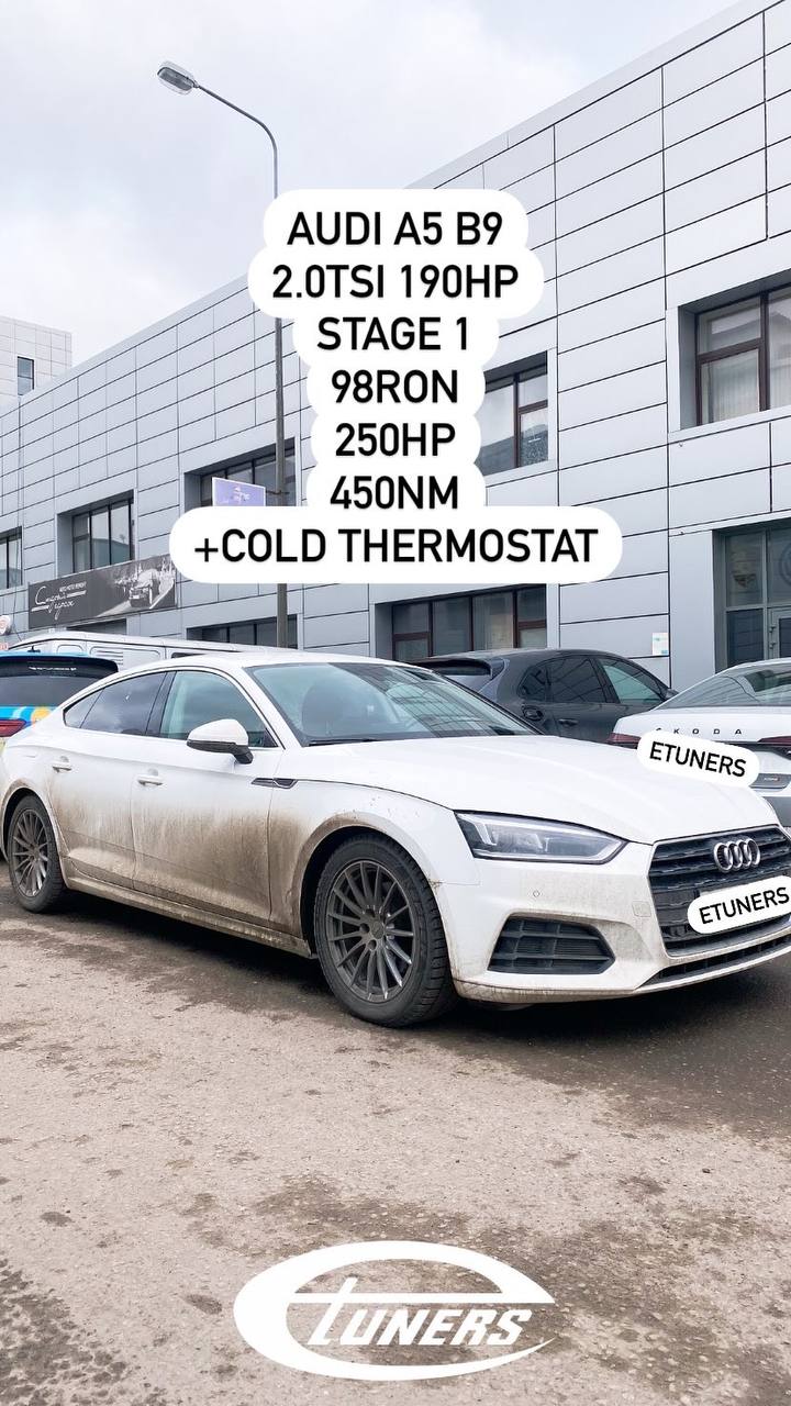 Audi A5 B9 2.0 TSI Stage 1: +30 HP and +50 Nm