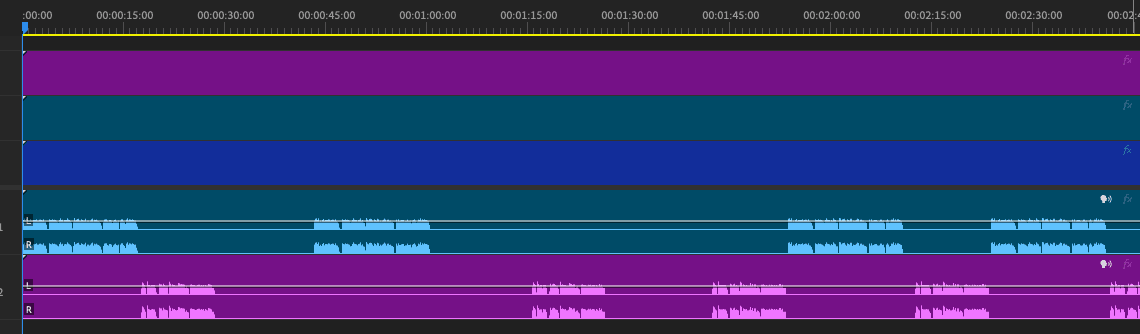 One camera timeline