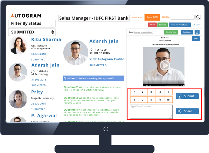 Autogram for Collaboration with Hiring