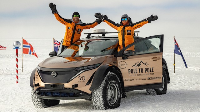 LA EXPEDICIÓN DE VEHÍCULOS ELÉCTRICOS “POLE TO POLE” LLEGA AL POLO SUR