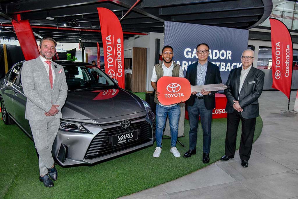 MICHAEL PADILLA ES EL GANADOR DE UN TOYOTA YARIS FASTBACK HÍBRIDO, EN EL SORTEO QUITO 15K|21K