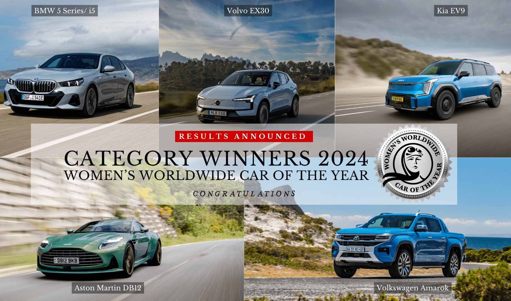 “WOMEN'S WORLDWIDE CAR OF THE YEAR”  LOS MEJORES AUTOS DE CADA SEGMENTO