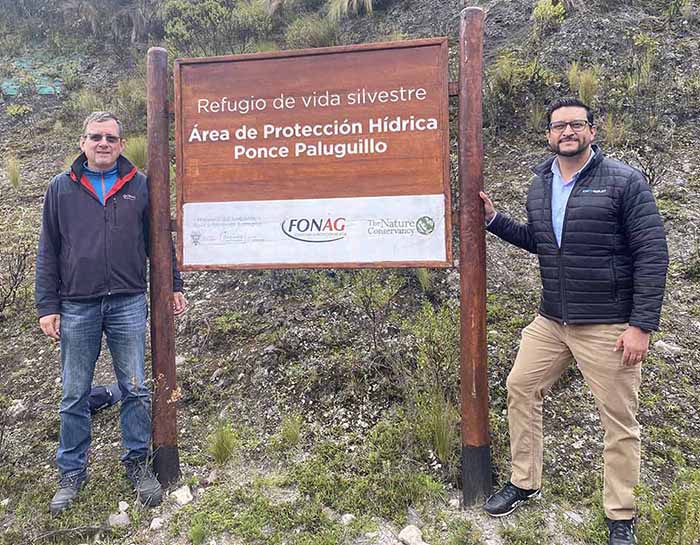 GM OBB DEL ECUADOR Y FONAG PRESENTARON RESULTADOS DE SU PROGRAMA “AGUA DE LOS ANDES”