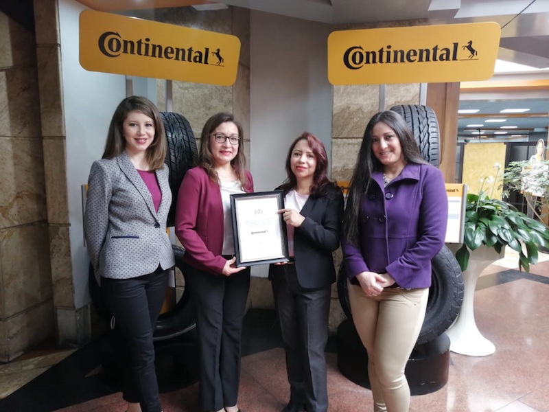 CONTINENTAL TIRE ANDINA ES RECONOCIDA POR LA  BOLSA DE VALORES QUITO