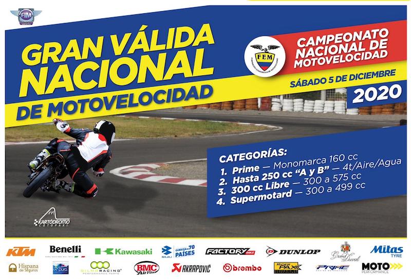 REGRESA LA VÁLIDA NACIONAL DE MOTOCICLISMO 2020 