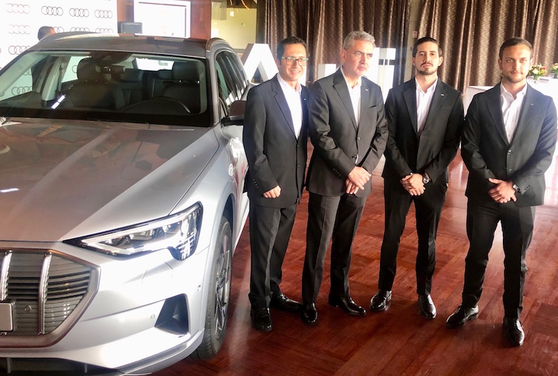 AUDI PRESENTÓ EN ECUADOR EL MODELO ELÉCTRICO E-TRON