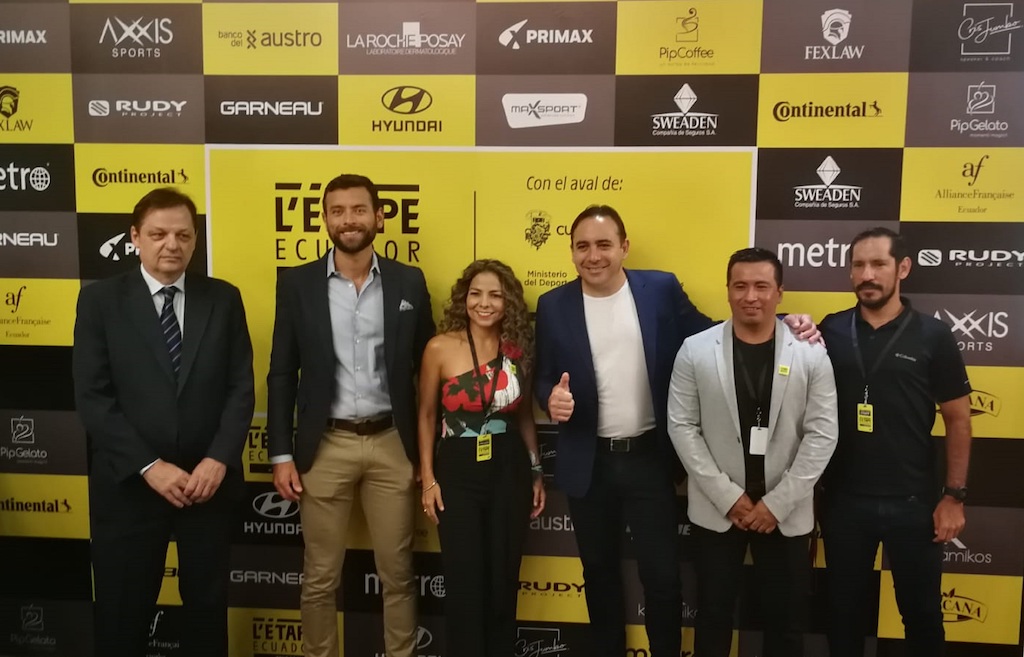 L'ÉTAPE ECUADOR BY TOUR DE FRANCE PRESENTÓ A SUS AUSPICIANTES OFICALES