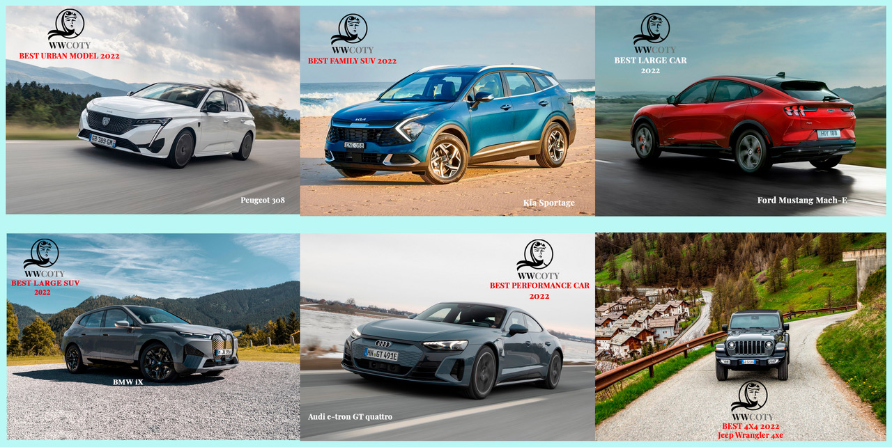 LOS GANADORES POR CATEGORÍAS DEL WOMEN'S WORLD CAR OF THE YEAR 2022