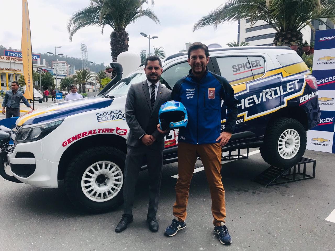   SEBASTIÁN GUAYASAMÍN Y CHEVROLET TEAM AL RALLY DAKAR 2020