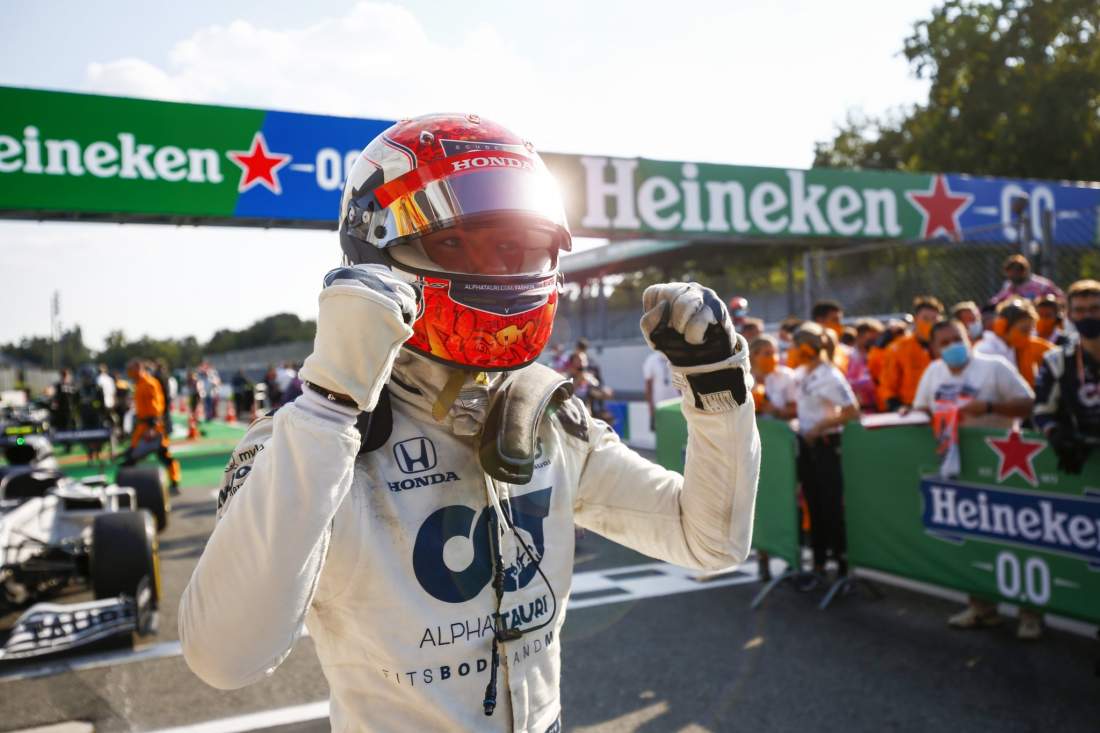 PIERRE GASLY GANA EN EL GP DE ITALIA