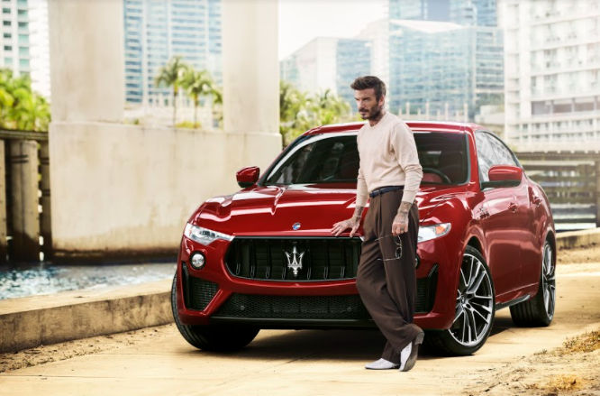 DAVID BECKHAM NUEVO EMBAJADOR  DE MASERATI