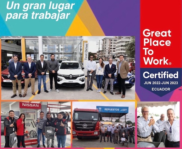  AUTOMOTORES Y ANEXOS S.A. OBTIENE LA CERTIFICACIÓN “GREAT PLACE TO WORK®”