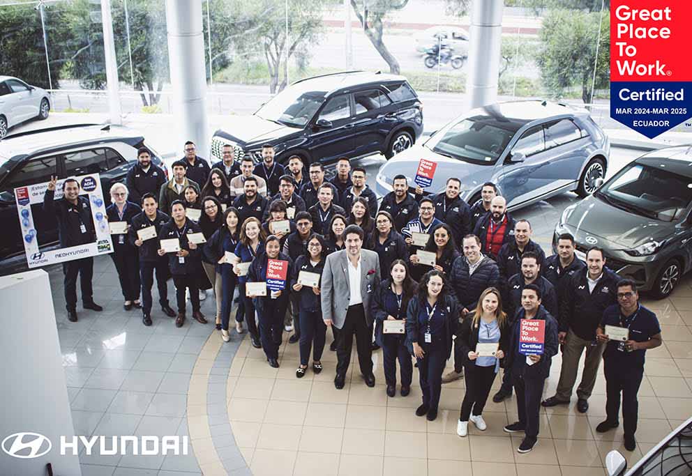 HYUNDAI CELEBRA LA OBTENCIÓN DE LA  CERTIFICACIÓN GREAT PLACE TO WORK