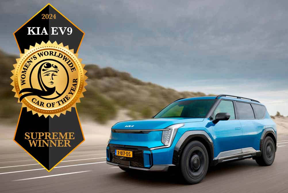 KIA EV9, WOMEN'S WORLDWIDE CAR OF THE YEAR 2024