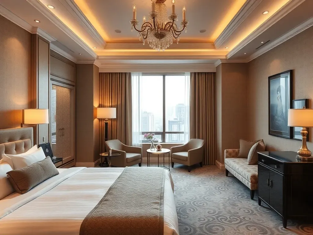 luxury usa hotel room inside