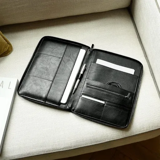 Skórzany organizer na dokumenty