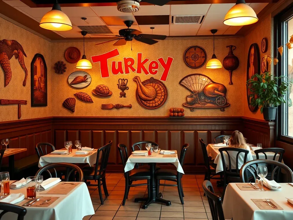 turkey restaurant inside