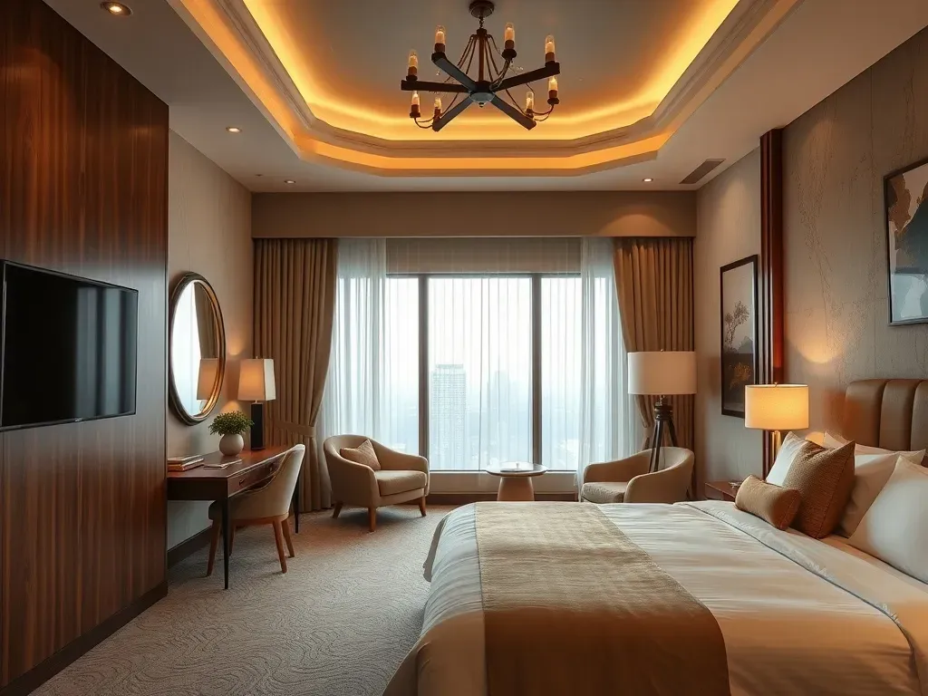 luxury usa hotel room inside