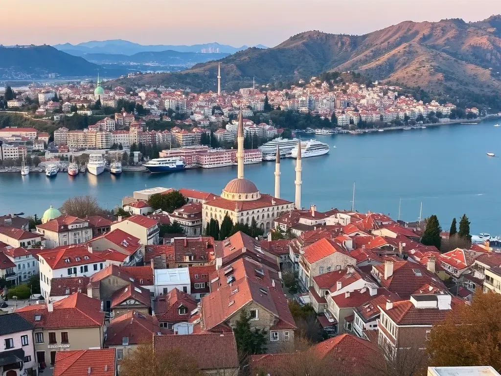 Nice view turkey city