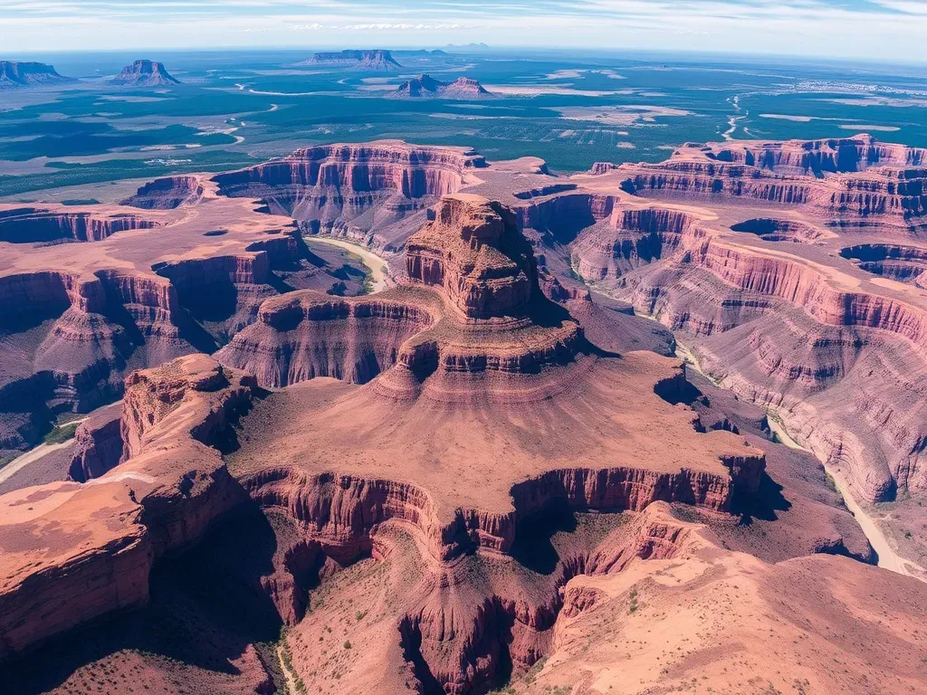usa national park aerial view