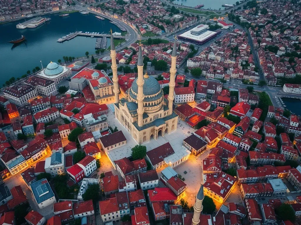 turkey city aerial view