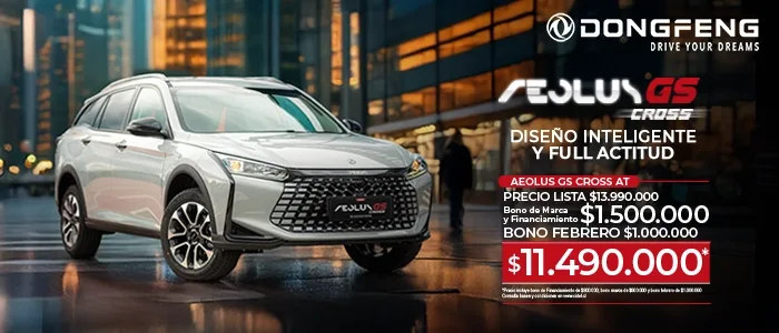 SUV Dongfeng Aeolus GS Cross plateado. Promoción $11.490.000, diseño inteligente.