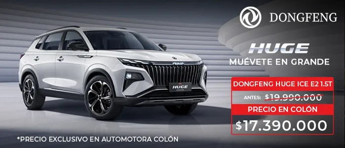 Dongfeng Huge Ice E2 1.5T SUV blanco en promoción. Precio exclusivo Automotora Colón: $17.390.000.