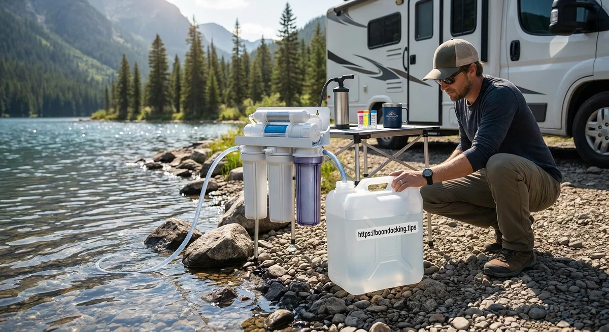 Water Safety 101: Treating Lake Water for RV Boondocking