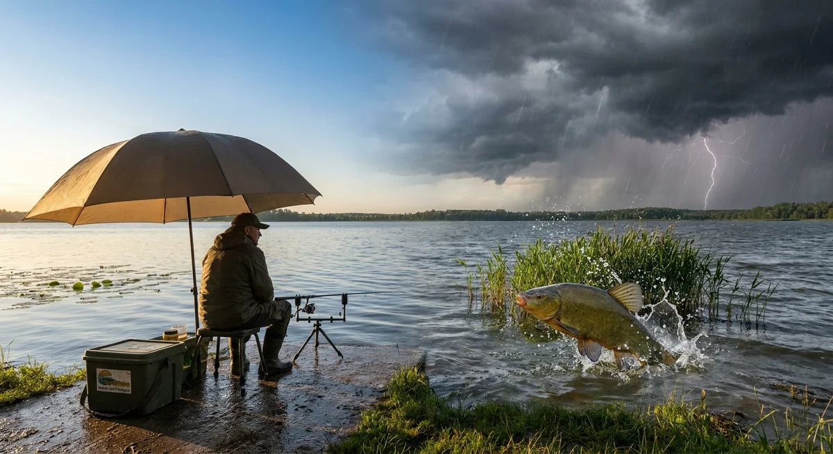 Weather and Pressure: How High Pressure, Storm Fronts, and Rain Affect June Tench