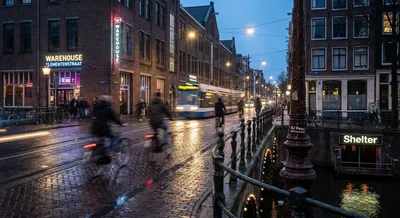 Amsterdam toute la nuit : Du Warehouse Elementenstraat au Shelter