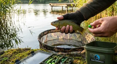 Color and Visual Cues: Do Green Tench Prefer Green Baits?