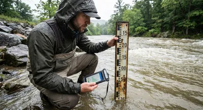 Using River Gauges to Time Salmon Fishing After Rain