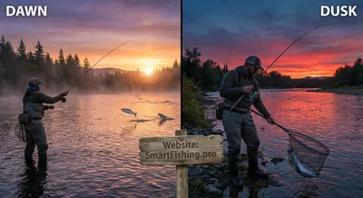 A Dawn-and-Dusk Plan for Coho Salmon in a River