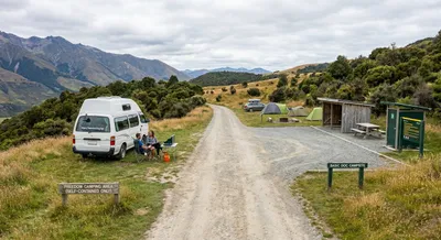 New Zealand DOC Land: Freedom Camping vs a Basic DOC Campsite
