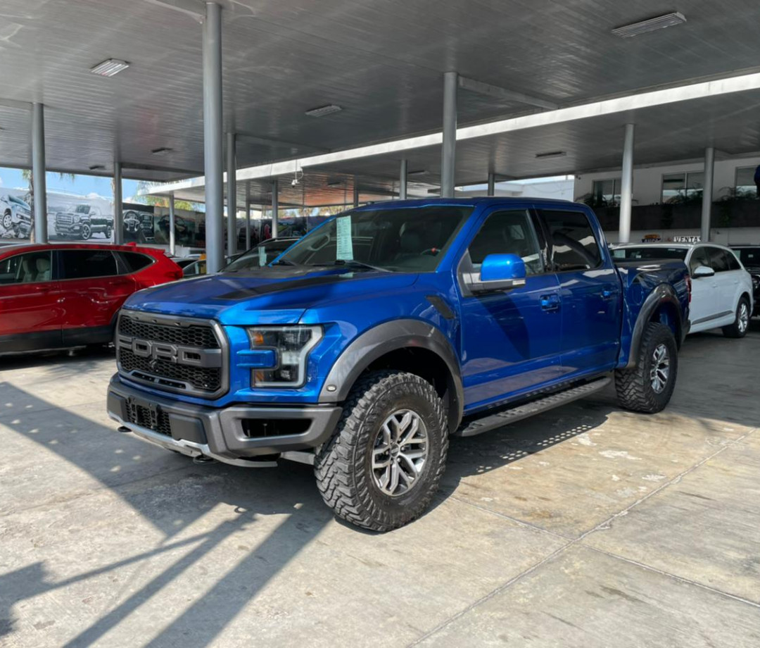 Ford Lobo 2018 Raptor Svt Doble Cabina Automático Azul