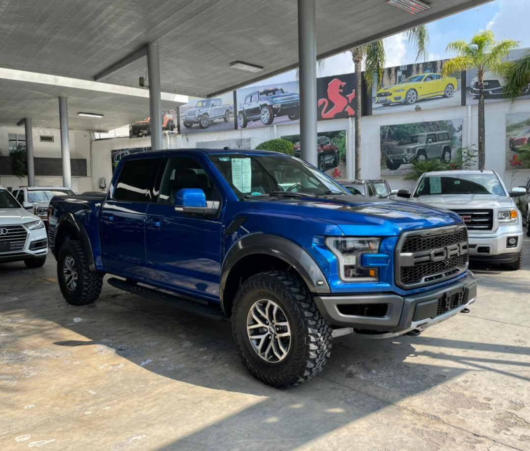 Ford Lobo 2018 Raptor Svt Doble Cabina Automático Azul