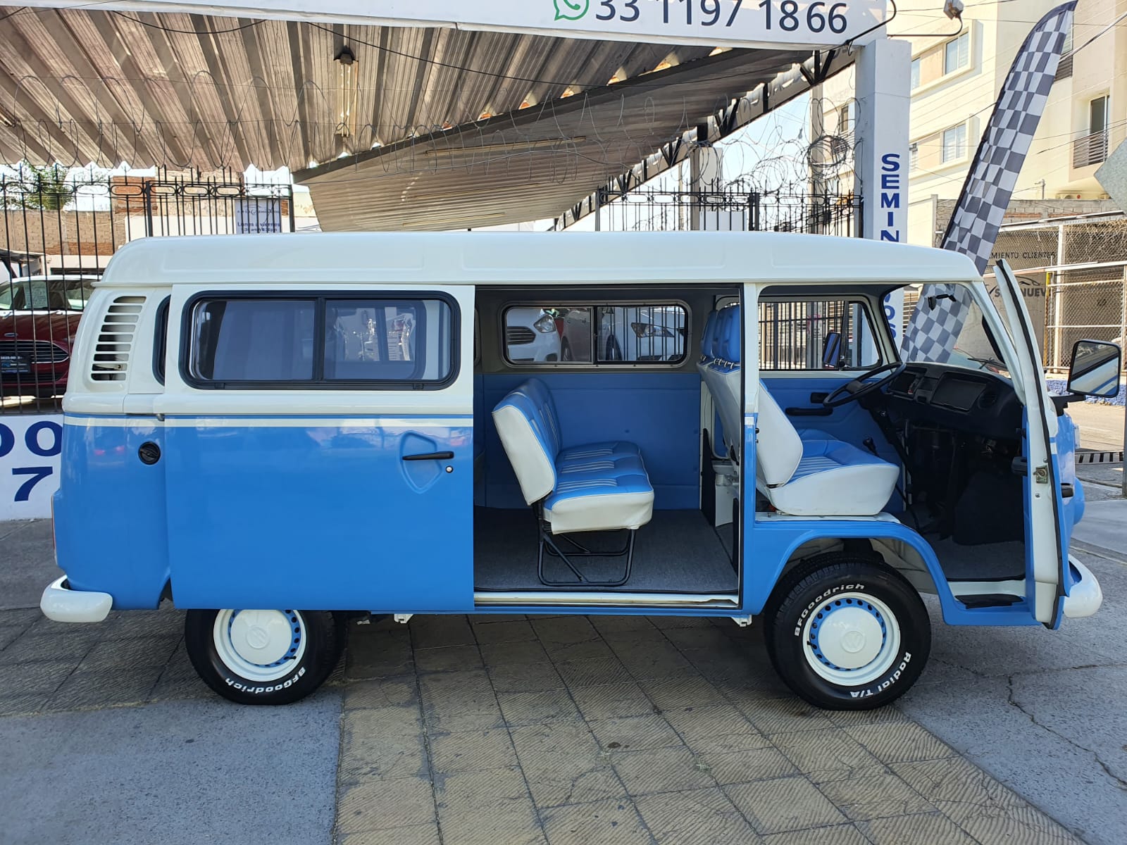 Volkswagen Combi 2001 Pasajeros Manual Azul